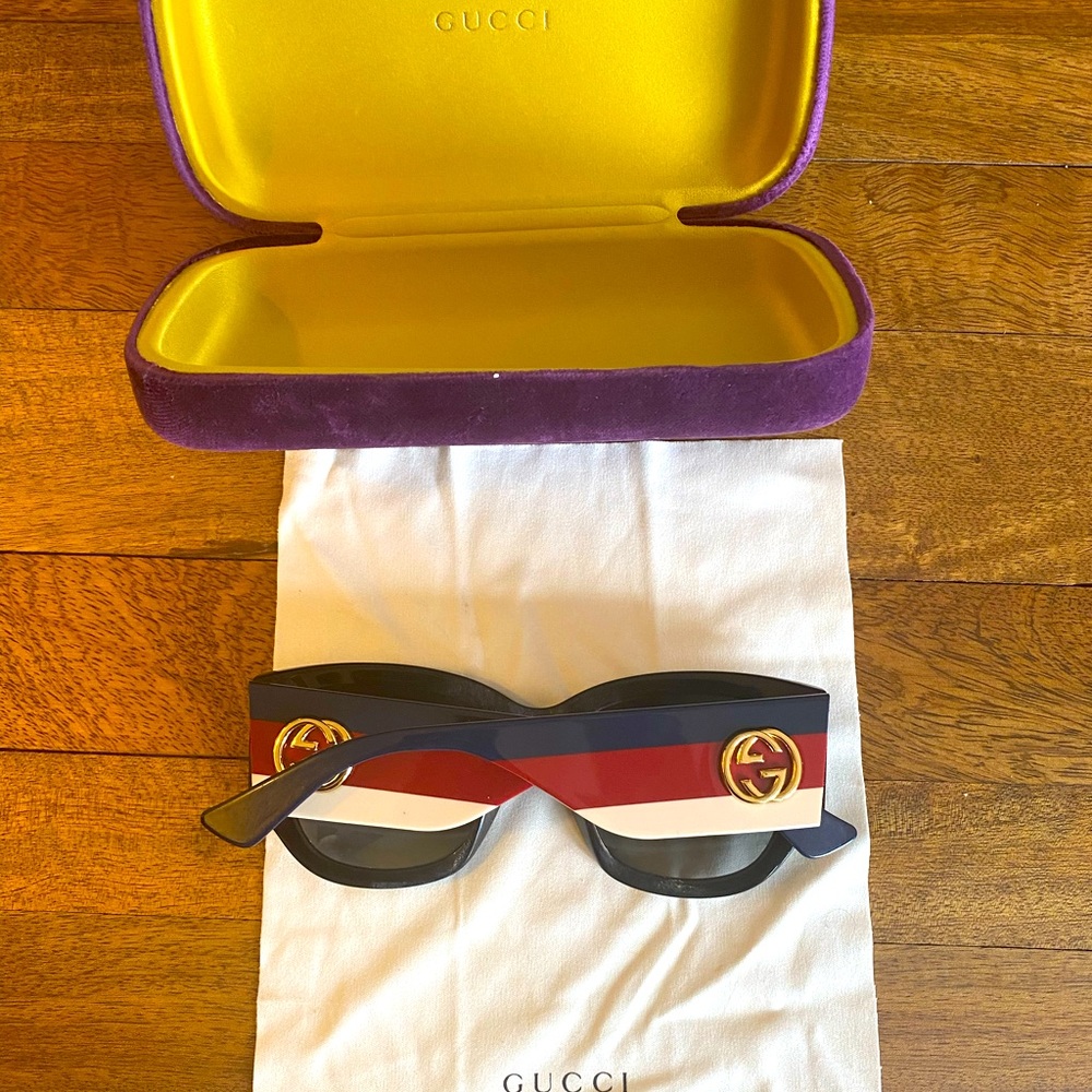 Gucci tricolor sunglasses